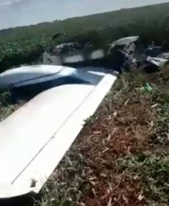 acidente aereo aviao caiu aral moreira trafico drogas