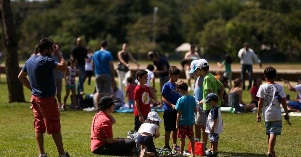 pais filhos lazer parque esporte atividade fisica