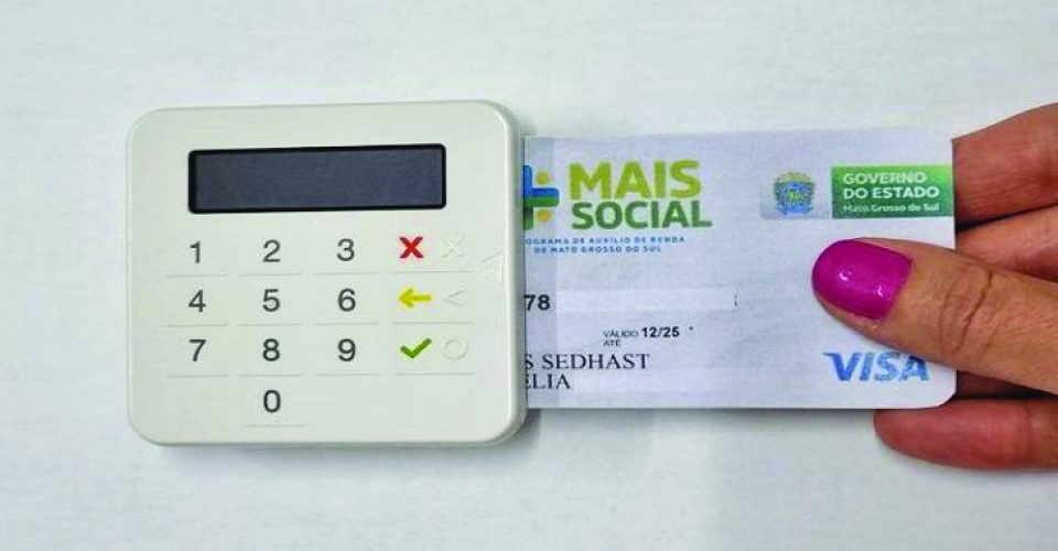 O valor depositado
todo mês para os
beneficiários é de
R$ 450 para alimentação - Foto: Secom MS