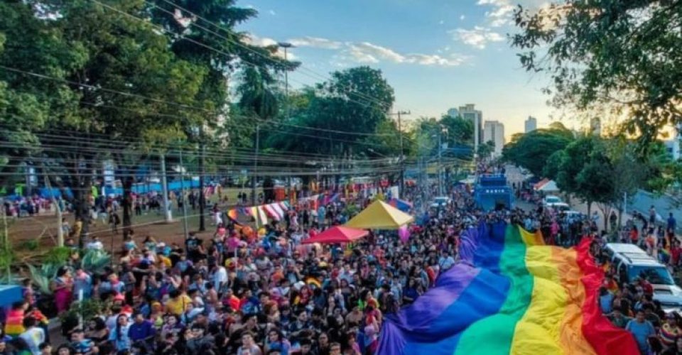 Parada LGBTQIA+ relaizada em Campo Grande. Foto: Divulgação