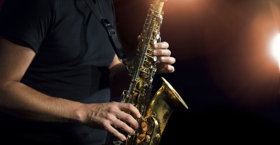 saxofone e teclado