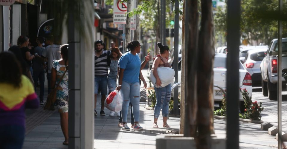 Rua 14 de Julho, principal via comercial da Capital 
Foto: Marcos Maluf/Arquivo