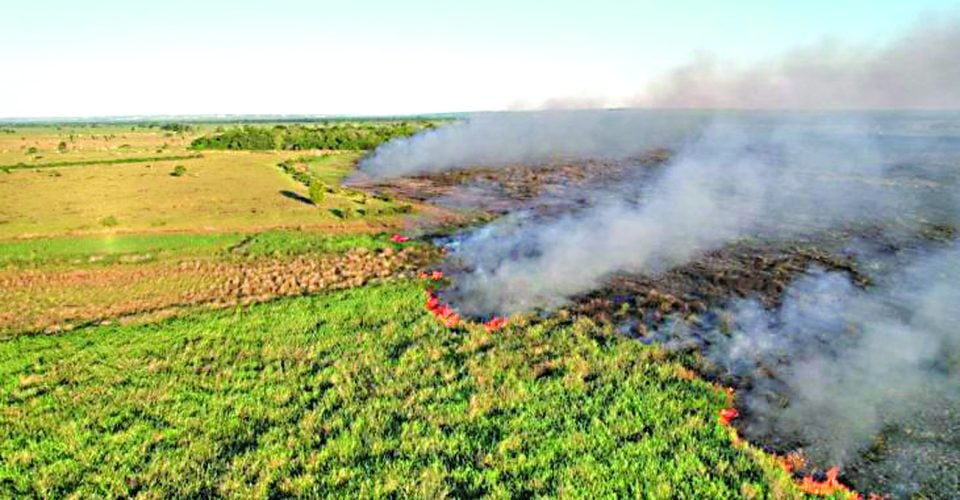 Pantanal em chamas - Foto: CBMMS/arquivo